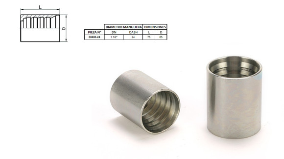 Imagen de CAMISA R12,4SP,4SH 1.1/2''24 D65 L75 4 Y 6 MALLAS